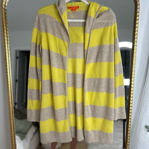 Christopher Fischer 100% cashmere cardigan stripe S - Picture 4 of 6